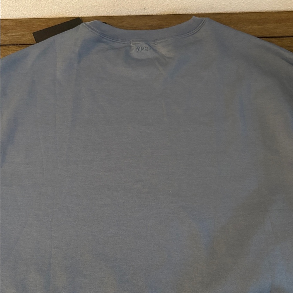 NWT [Abercrombie & Fitch] YPB neoKNIT Crewneck Sweatshirt Light Blue Women’s XL - Picture 9 of 12